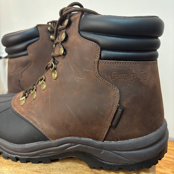 Propét Winter 3M Insulated Mid Lace Waterproof Mens SZ 13X3E Wide Work Boot - Picture 4 of 13